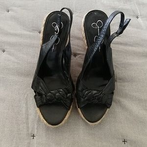 Jessica Simpson size 8 platform espadrille sandals